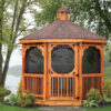 Cedar Wood Octagon Gazebo Kit