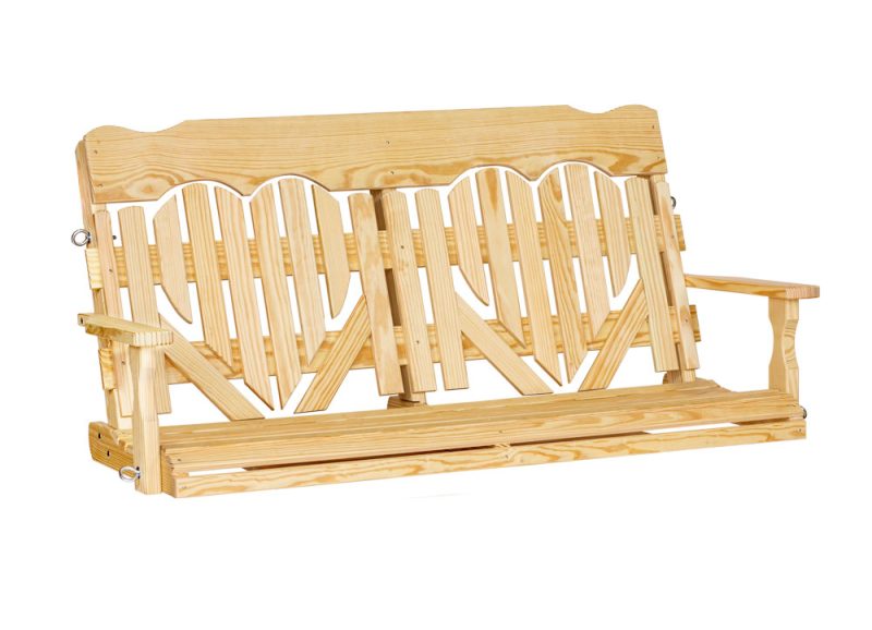 Wood Heart Porch Swing Kit