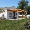 Cedar Wood Wall-Mounted Cozy Retreat Pergola Kit