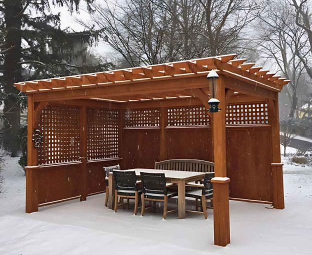 cedar pergola kits
