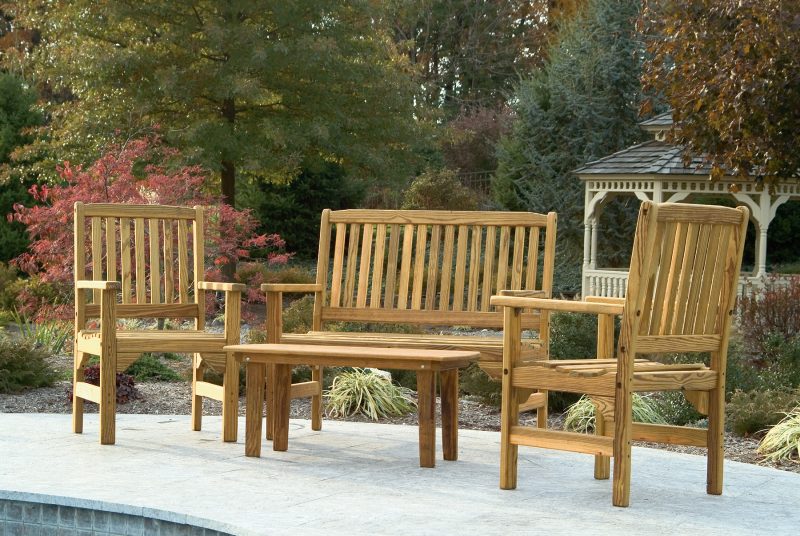 Wood English Garden Chair Kit